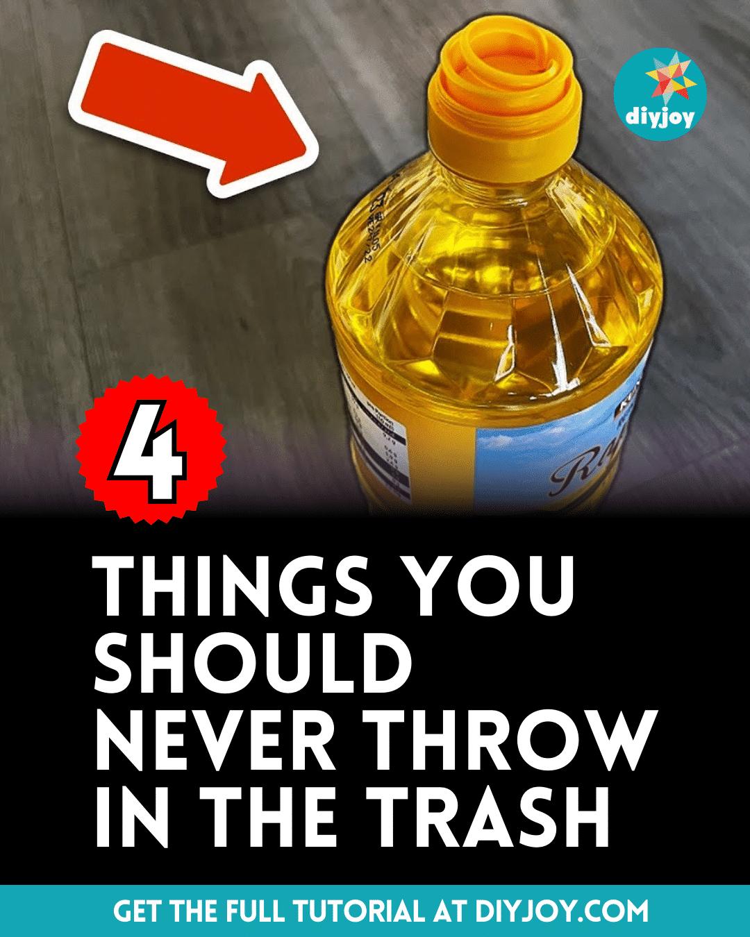 4 Things You Should Never Throw In The Trash