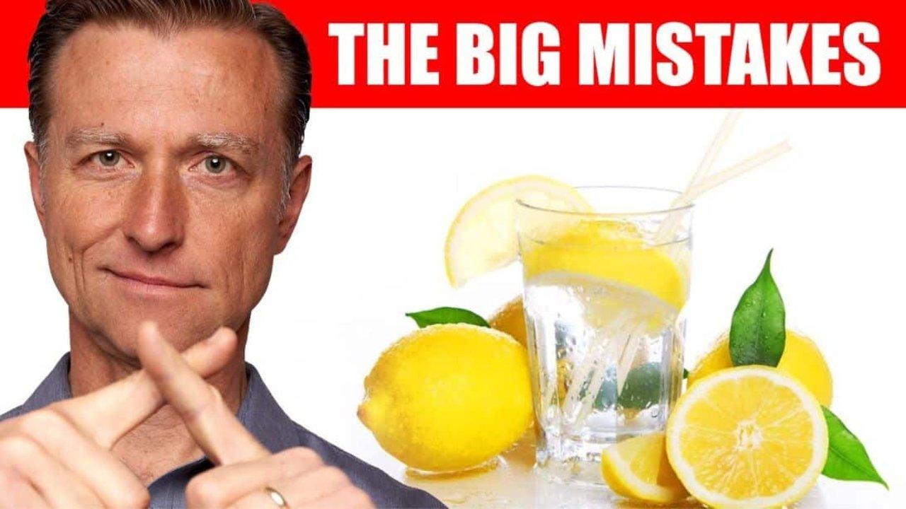 4 Mistakes People Make With Drinking Lemon Water