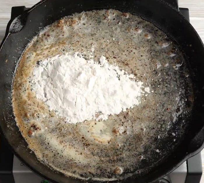 Easy To Make Skillet Sausage Gravy and Drop Biscuits