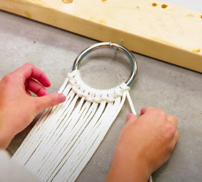 Make a Macrame Fastener For A DIY Hammock