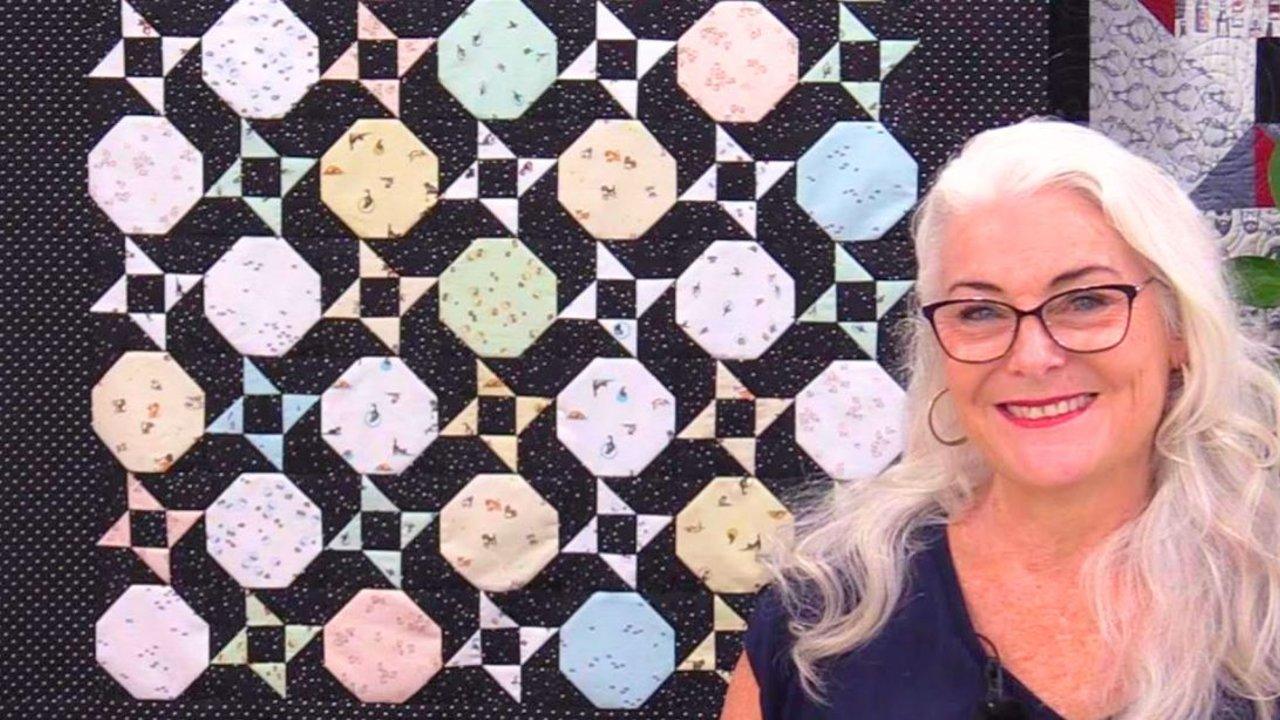 Easy Snowball & Stars Quilt Using 5″ Squares