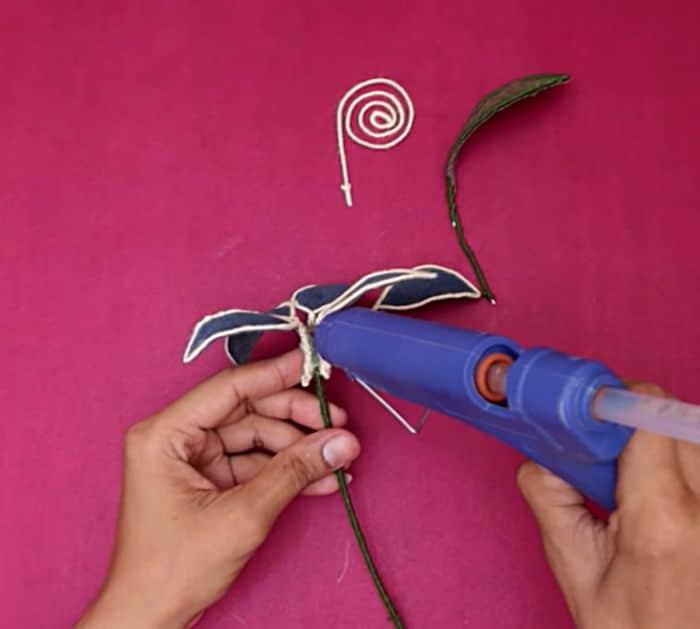 Repurposing Old Jeans into a Flower Decoration Project