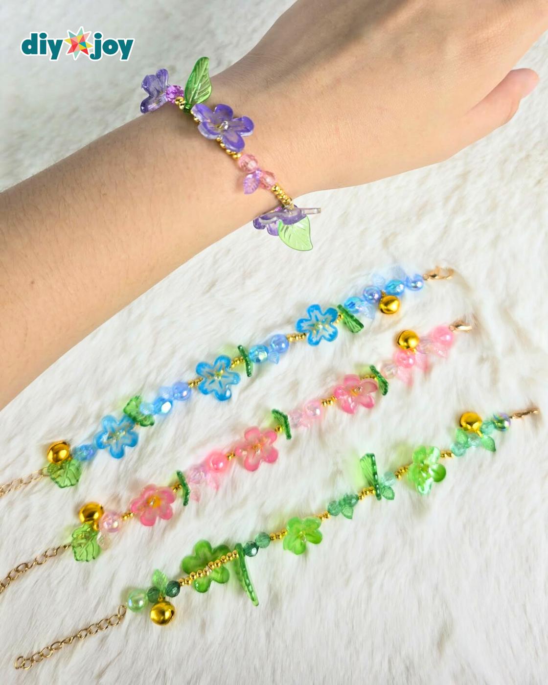 Shrinky Dink Flower Bracelet — step-by-step shrinky dink flower bracelet