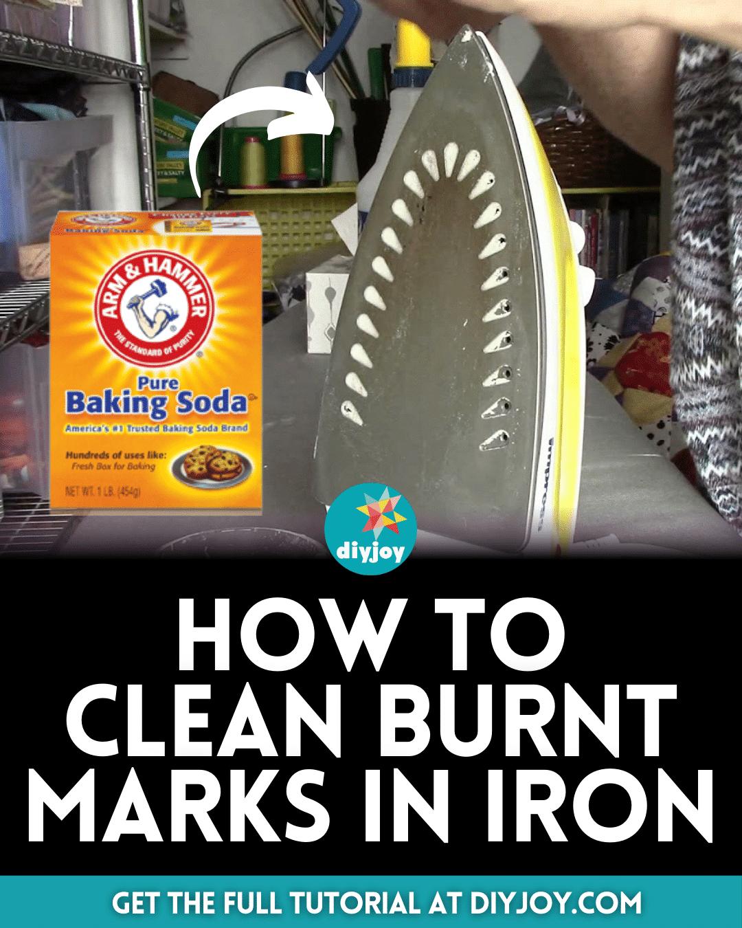How to Clean Burnt Marks in Iron