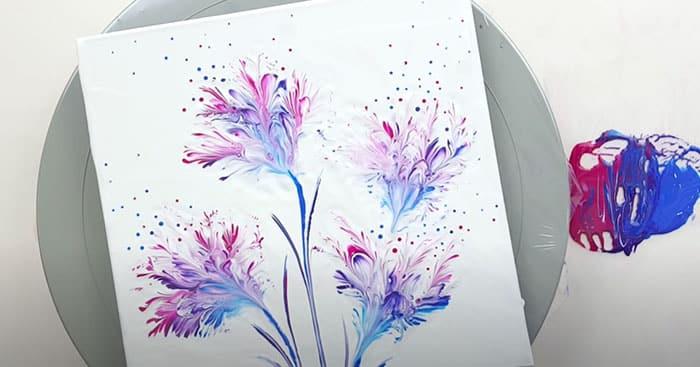 How To Paint Flowers Using A Steel Wool