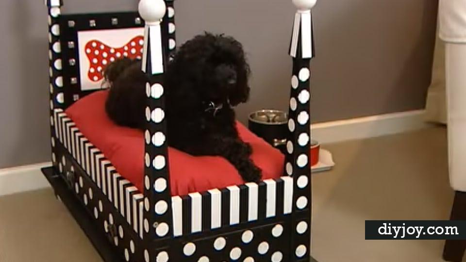 DIY End Table Dog Bed
