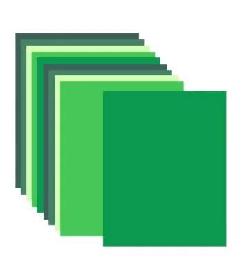 green colored paper