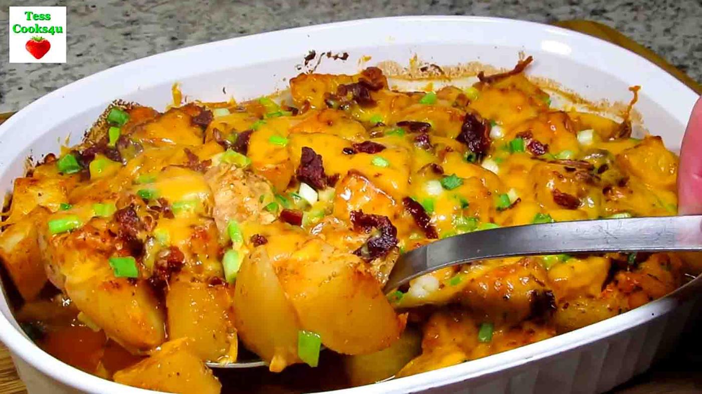 Best Loaded Chicken and Potato Casserole