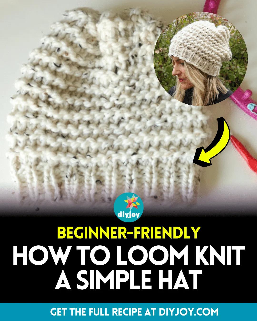 How to Loom Knit a Simple Hat