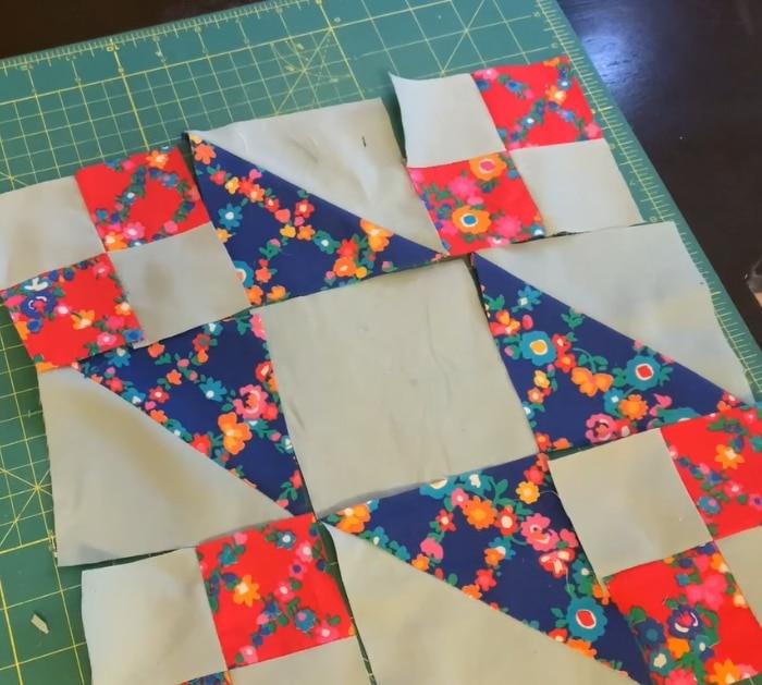 Classic Tail of Benjamin's Kite Quilt Block Pattern
