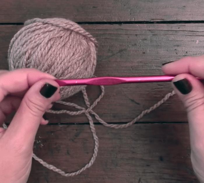 Materials for Crochet Maple Leaf