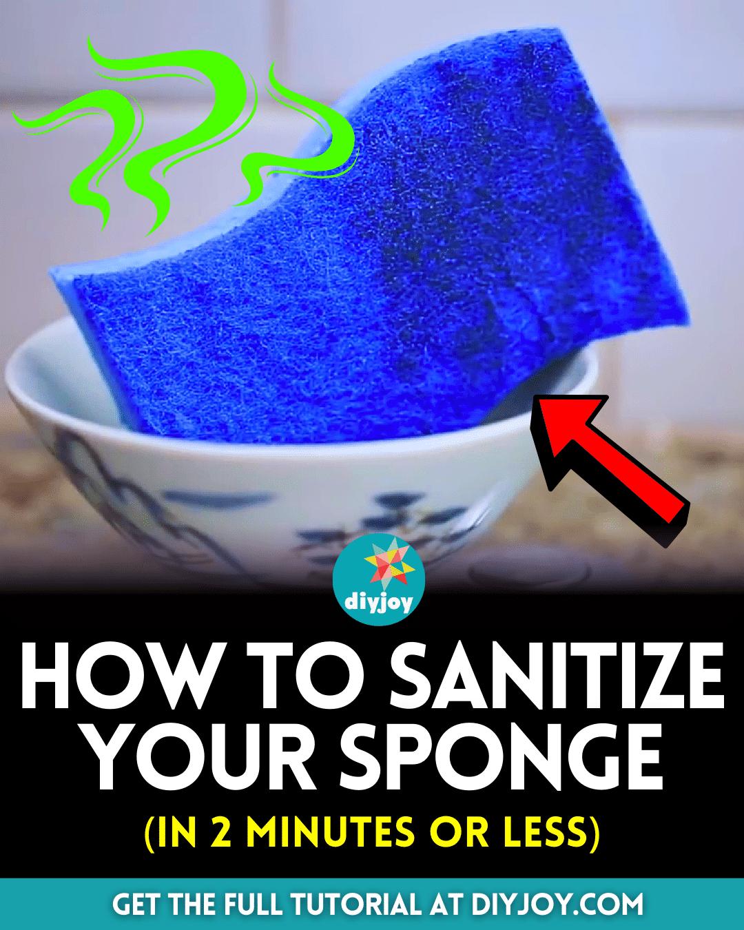 How to Sanitize Your Sponge in 2 Minutes or Less