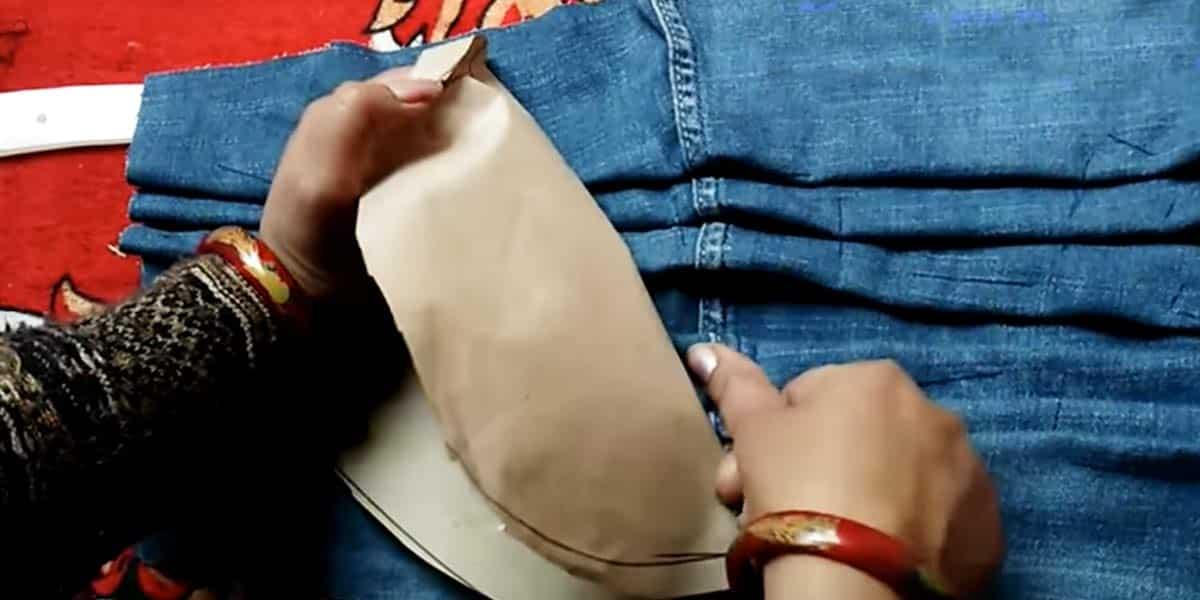 She Repurposes Some Old Jeans And What She Makes Is Awesome!