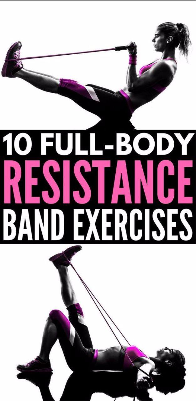Best Exercises for 2018 - Full Body workout With Resistance Bands - Easy At Home Exercises - Quick Exercise Tutorials to Try at Lunch Break - Ways To Get In Shape - Butt, Abs, Arms