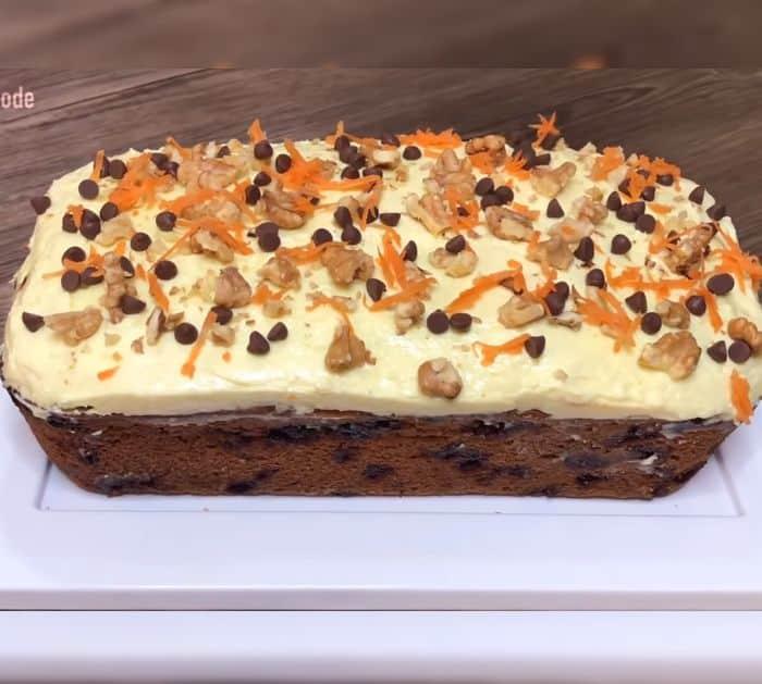 Moist Carrot Loaf Cake With Cream Cheese Frosting Instructions