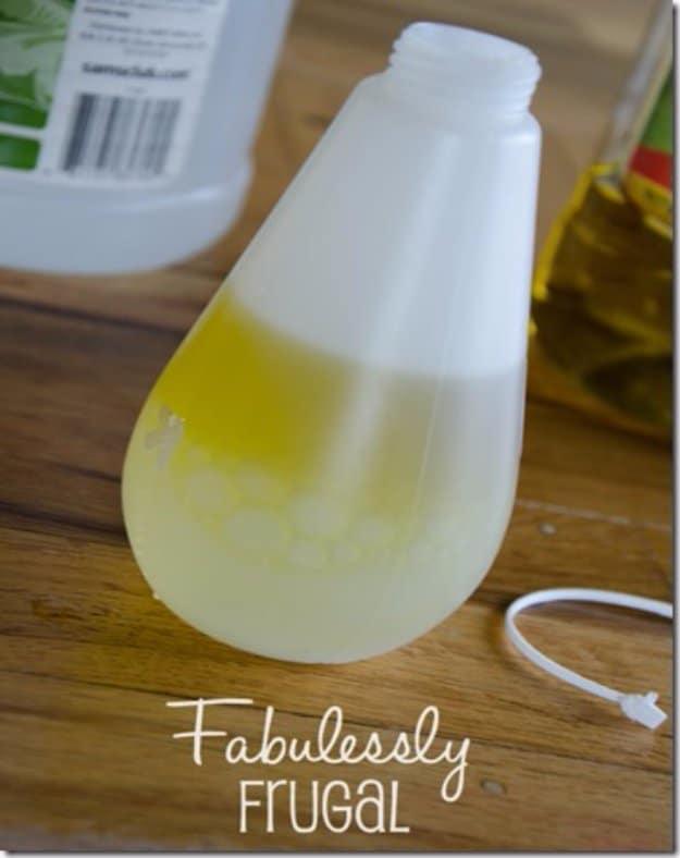 2 Ingredient Leather Cleaner Recipe, great for cutting down on plastic bottle waste and a nice change of pace