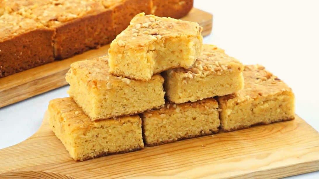 Buttery & Chewy Caramel Bars Recipe