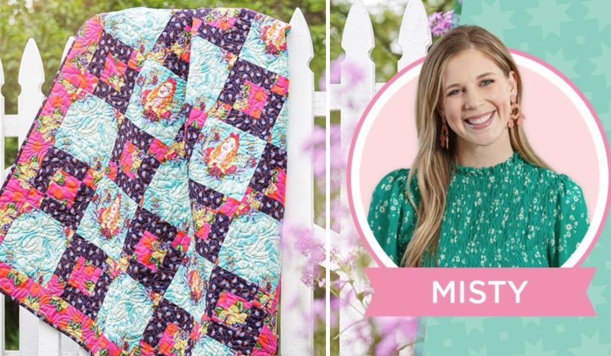 Curiouser And Curiouser Quilt With Misty