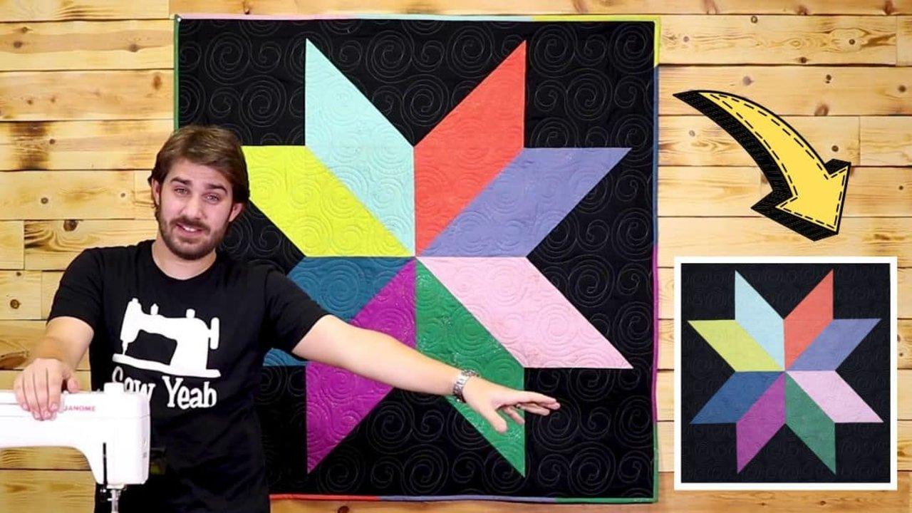 Fat Quarter-Friendly Jumbo Quilt Block