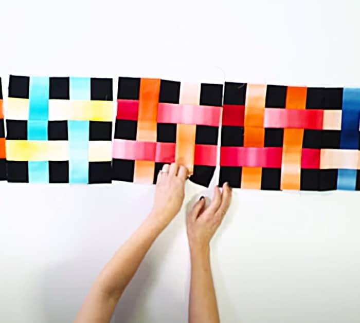 How To Use A Jelly Roll To Make A Lattice Quilt