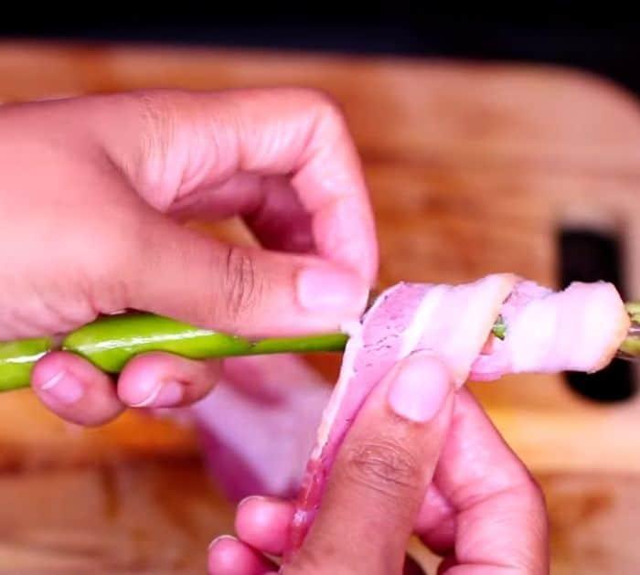 Easy To Make Bacon Wrapped-Asparagus