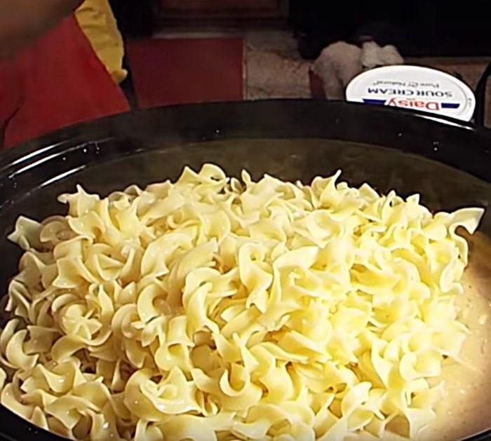 Learn to make a quick easy cheap Beff Stroganoff Recipe on the Slow Cooker Crockpot