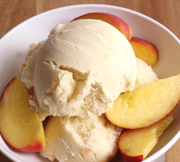 How to Make Peach Ice Cream