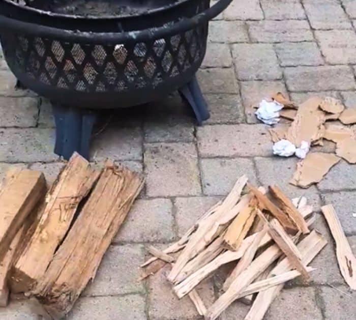 How to Start a Fire Pit the Easy Way Tutorial