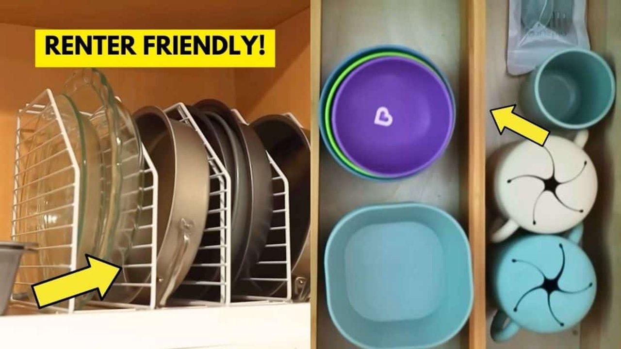 9 Budget and Renter-Friendly Kitchen Organization Tips