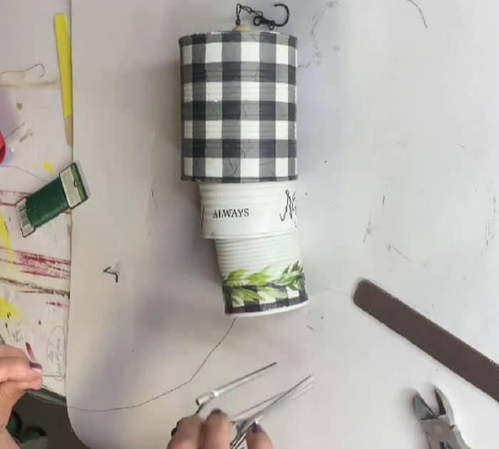 Easy DIY Wind Chime from Old Soup Cans