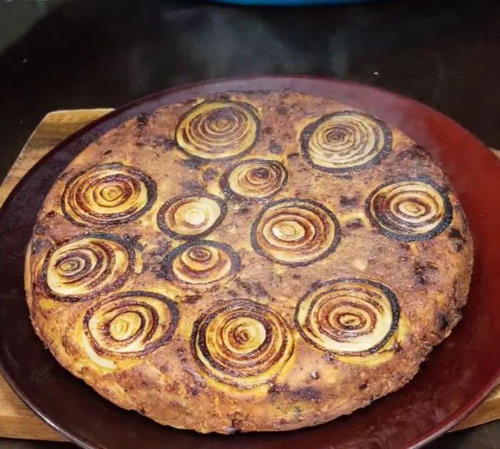 How To Make Skillet Upside Down Onion Cornbread