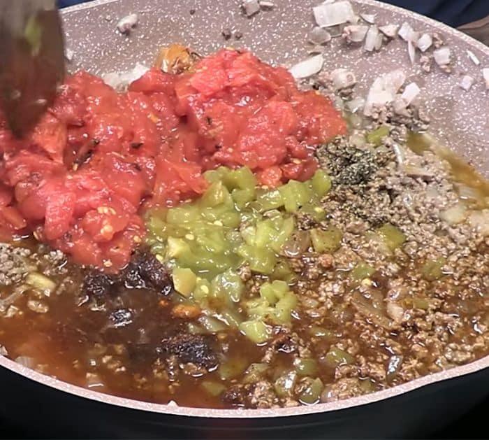 Mexican Pizza Casserole Taco Bell Copycat Recipe Ingredients