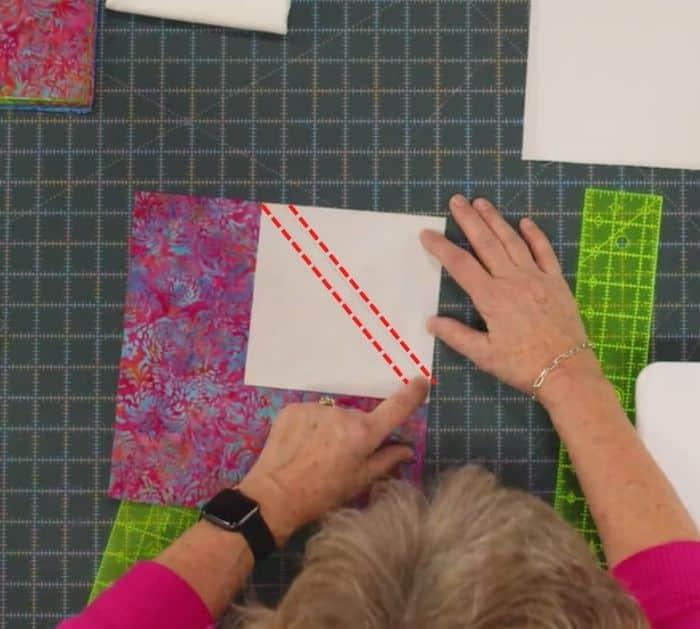 How to Make a Trailing Squares Quilt Tutorial