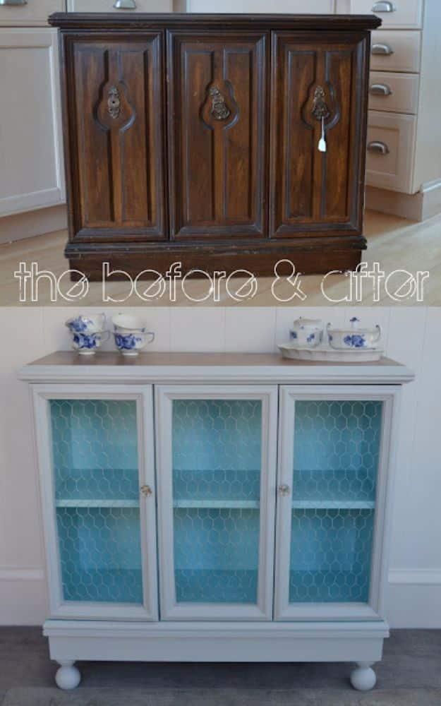 Old Cabinet Makeover, a furniture hack worth trying at home and worth trying before buying something new