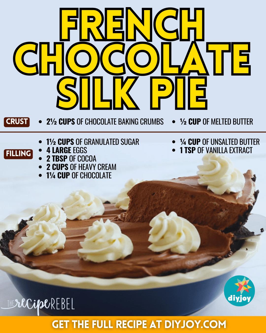 Easy French Chocolate Silk Pie Recipe
