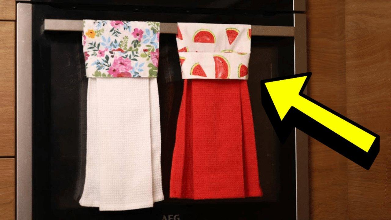 Easy 10-Minute DIY Hanging Towels Tutorial