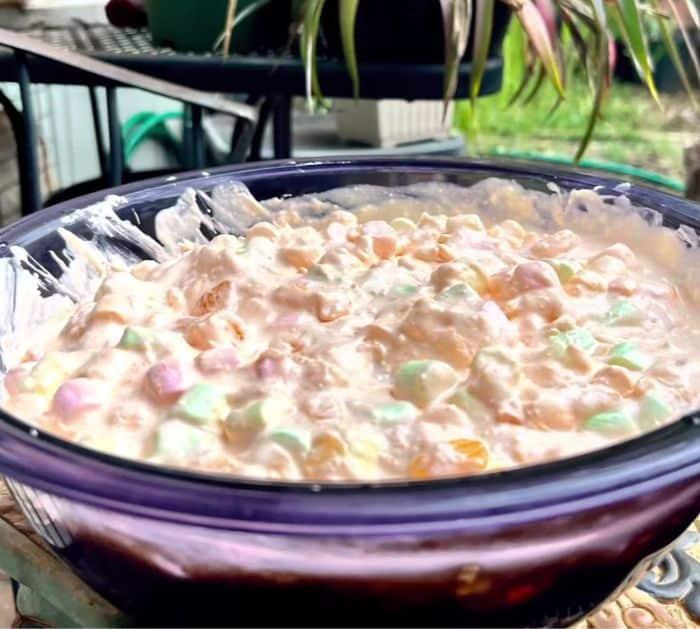 Easy to Make Jell-O & Marshmallow Fruit Salad