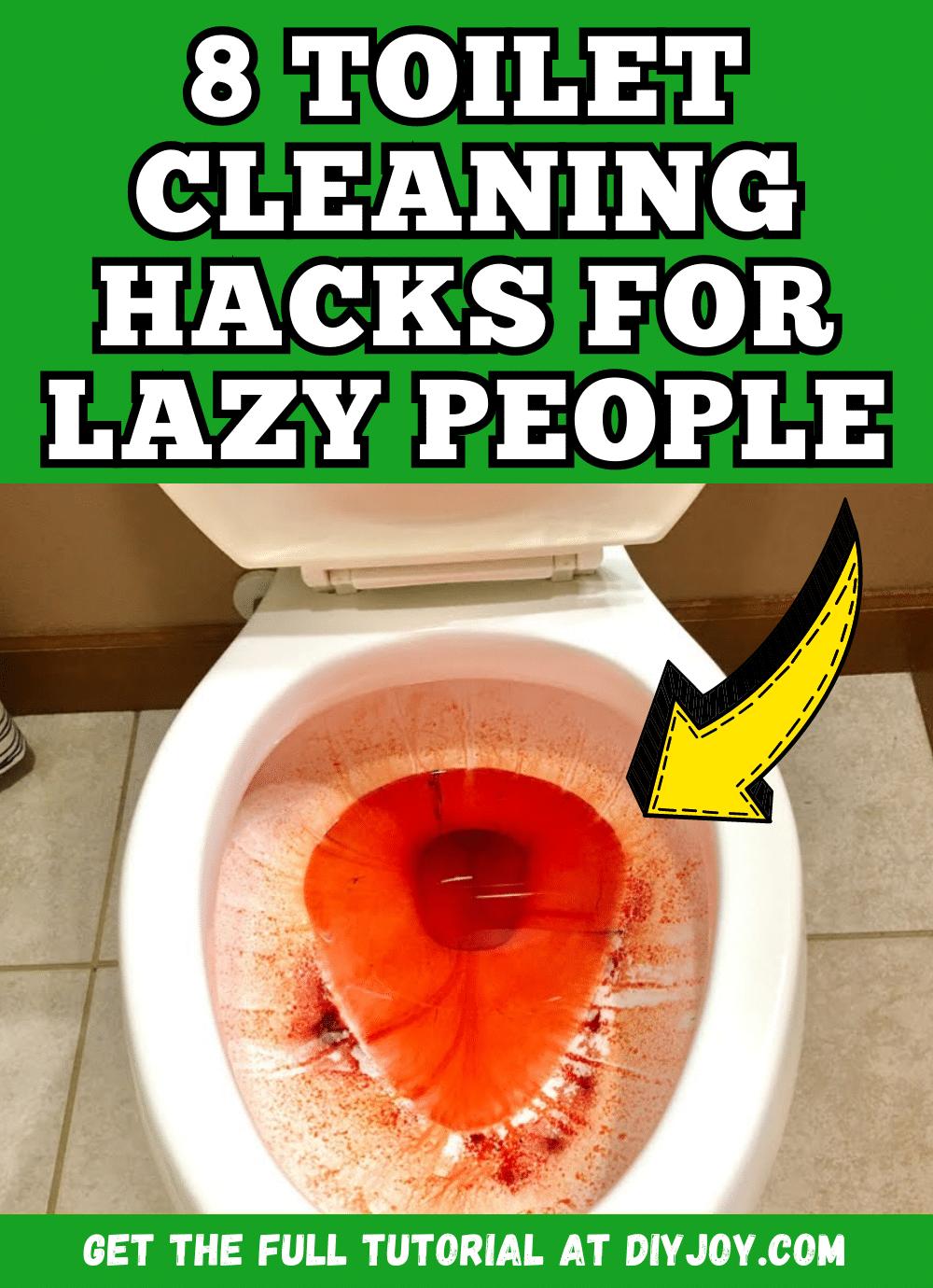 8 Toilet Cleaning Hacks For Lazy People