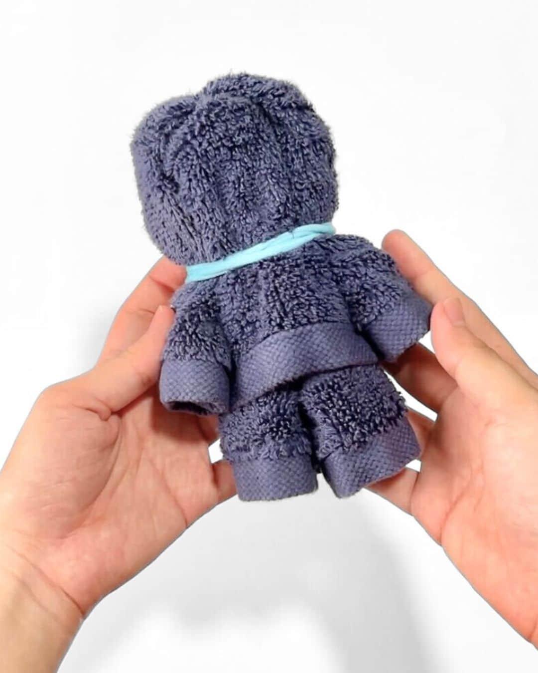 Towel Teddy Bear — towel cute crafts