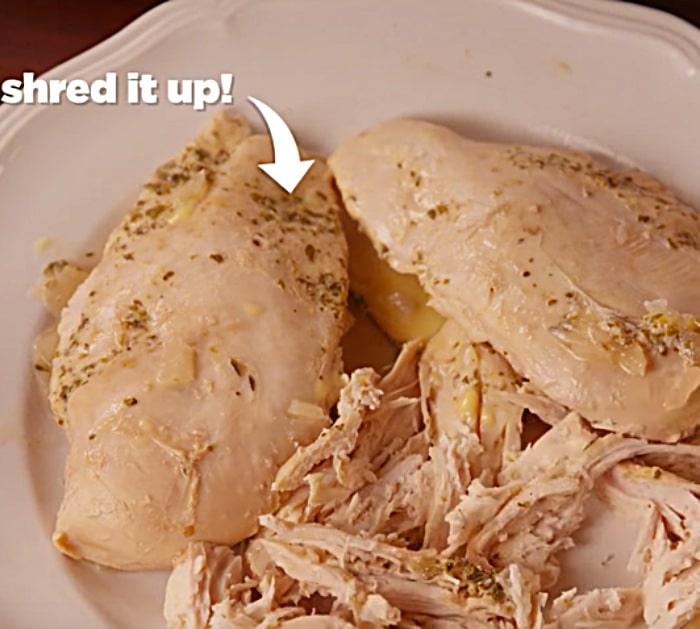 Learn to make Chicken and Dumplings with canned biscuits in the crockpot slow cooker