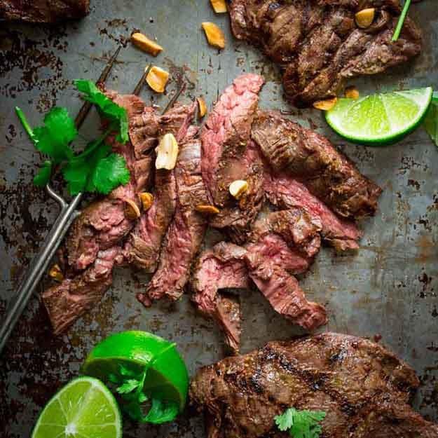 Healthy Steak Grilling Recipes | Easy BBQ Recipe Ideas | Thai Coconut Skirt Steak Recipe | DIY Projects & Crafts by Sueeye at