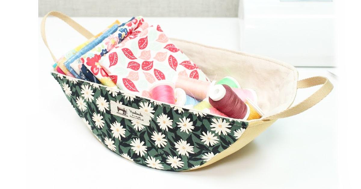 DIY Swing Fabric Basket