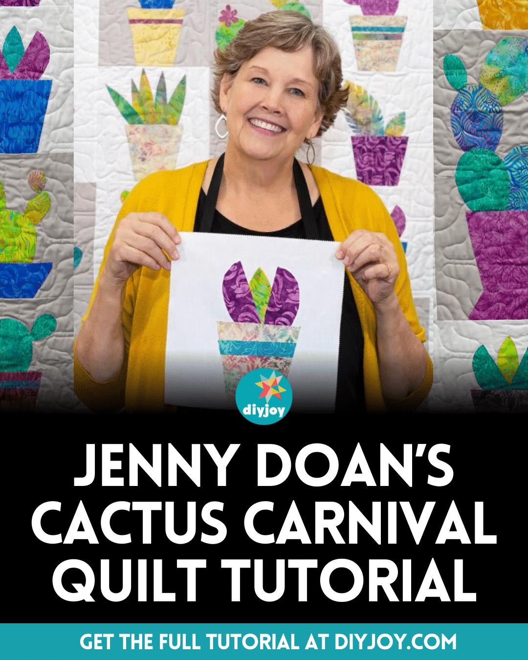Easy Jenny Doan’s Cactus Carnival Quilt Tutorial