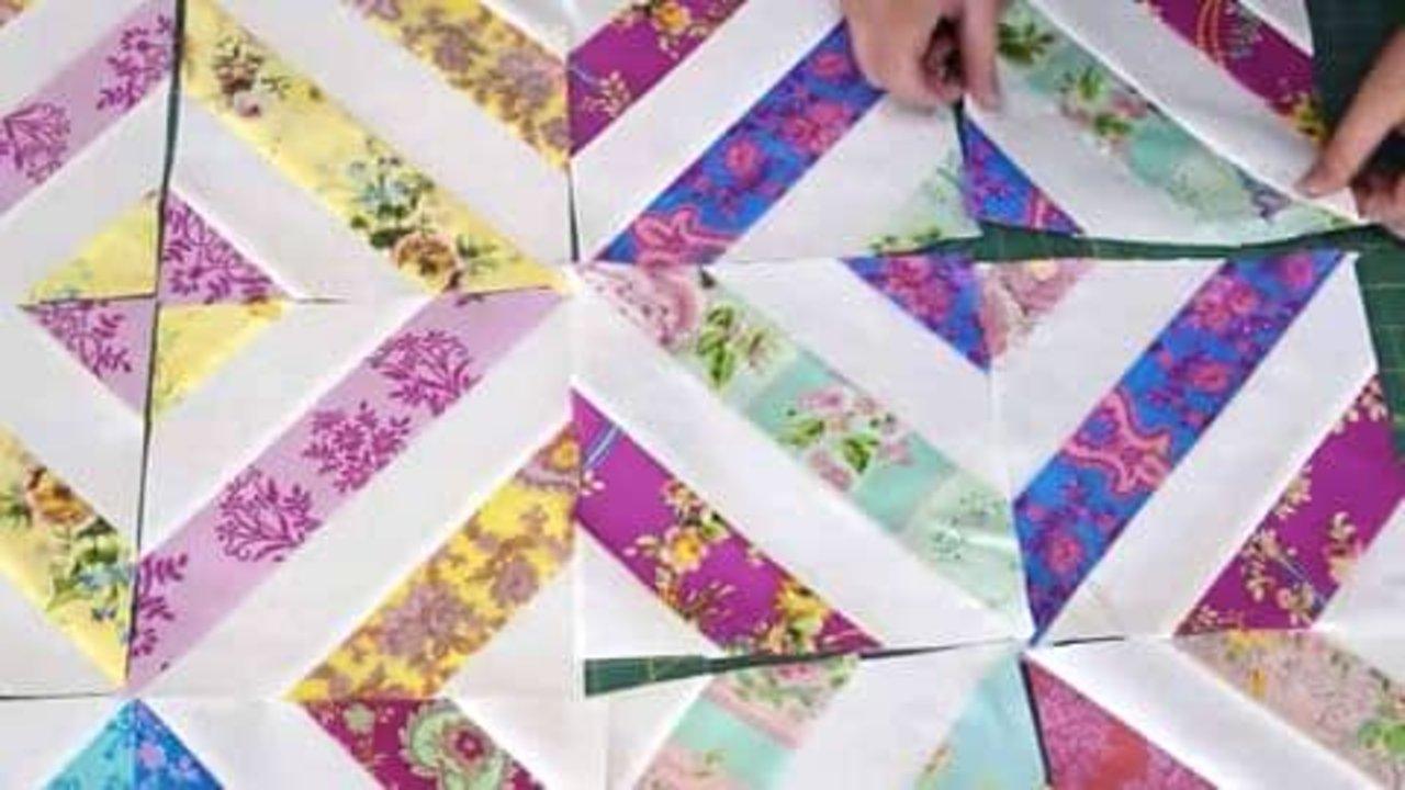 “Summer in The Park” Quilt Tutorial Uses Jelly Rolls