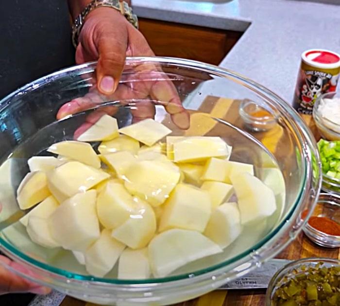 Boil Potatoes For Southern Style Potato Salad