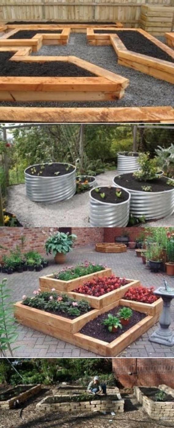 DIY Raised Garden Beds, straightforward enough to knock out in a day and a clever way to use what you already own