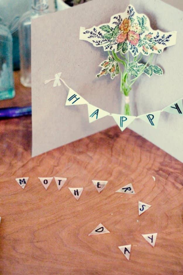 DIY Mothers Day Cards - Creative Mothers Day Card - Creative and Thoughtful Homemade Card Ideas for Mom - Step by Step Tutorials, Best Quotes, Handmade Projects