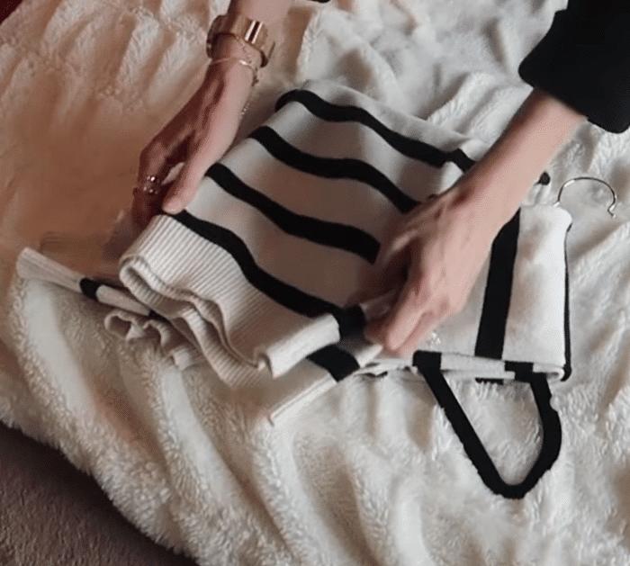 How to Fold Any Clothe in a Hanger Neatly