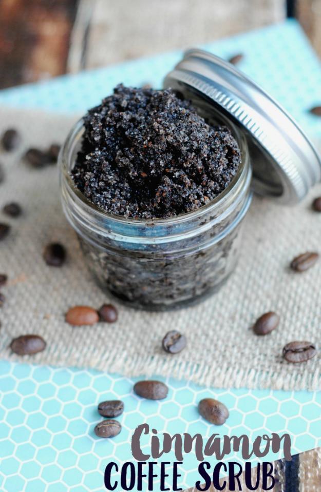 Cinnamon Coffee Scrub, mild enough for sensitive skin to test first and a treat that turns an ordinary night into self care