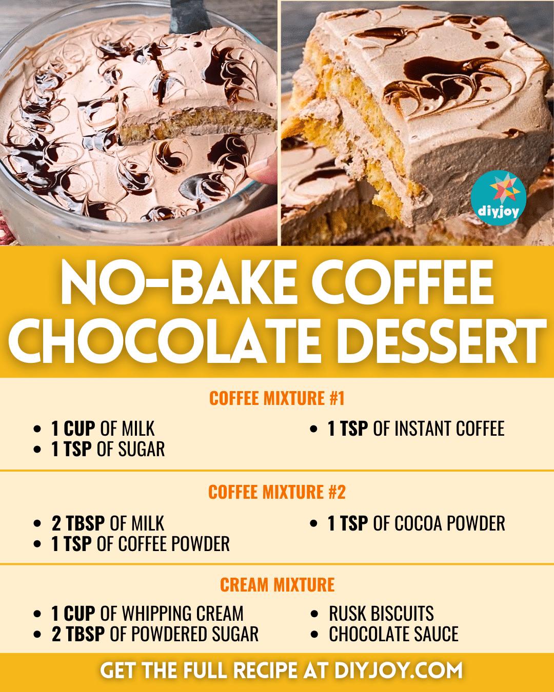 Easy 10-Minute Coffee Chocolate Dessert Recipe